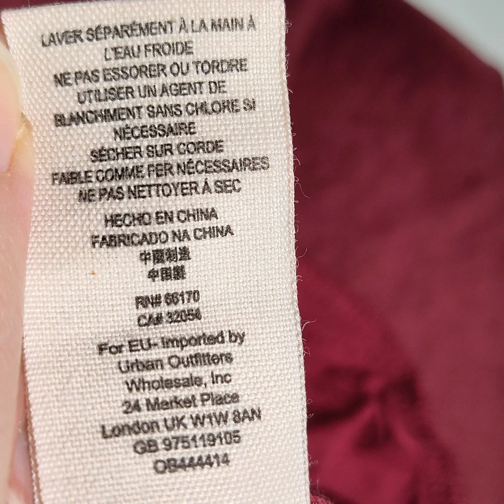 Free People Shattered Shine‎ velvet mini dress berry pink L